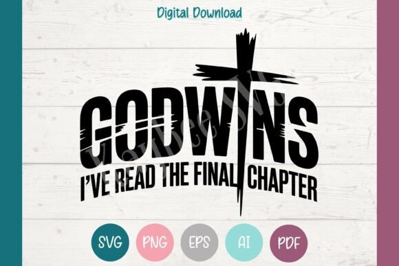 God Wins SVG Jesus Wins PNG for T-Shirt Designs and Graphics