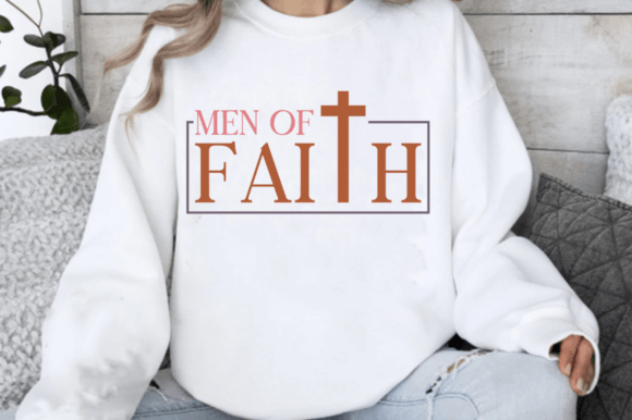 Men of Faith SVG: Graphics for T-Shirt Designs