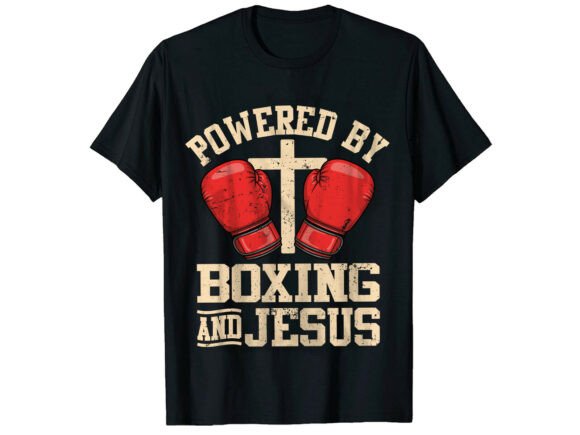 Power Your Content with the Bold Jesus Boxing T-Shirt Graphics