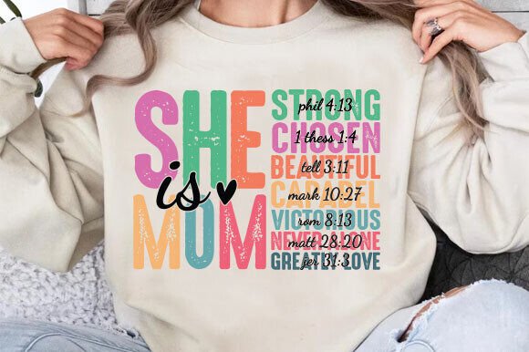 She is Mom Sweatshirt: A Designer’s Embroidery Review