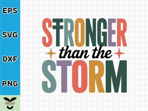 Stronger Than the Storm: A Versatile T-Shirt Design
